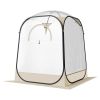 Pop up Sports Tent, 50x50 in Clear Bubble Tent for 1 Person, Waterproof Outdoor Pod with Floor Mat & Top Cover