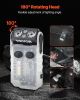 Rechargeable Keychain Flashlight, Mini LED Flashlight with 13 Lighting Modes, Portable Pocket Flashlight with Clip