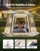Pop up Bubble Tent, 10 x 9.2 ft Waterproof & UV-Resistant, Clear Camping Tent Shelter, Outdoor Garden Dome Igloo Tents with Windows