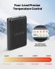Heated Socks, 6000mAh Battery Powered, Rechargeable Heating Socks with 4 Heating Levels, Electric Heated Sock with APP Control for Men Women