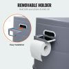 Portable Toilet for Camping, Porta Potty with 1.3 Gal Detachable Inner Bucket & Removable Paper Holder, Commode with Dual Lids