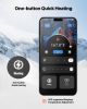 Heated Socks, Small Size, 5000mAh Battery Rechargeable Heating Socks with 4 Heating Levels, Electric Heated Sock with APP Control for Men Women