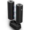Hand Warmers Rechargeable 2 Pack, 10000 mAh Electric Hand Warmer,360°Surround Heat Magnetic Electric Handwarmer