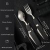 "Carabiner-Ready Multi-Tool – Clip to Backpacks for On-the-Go Meals"